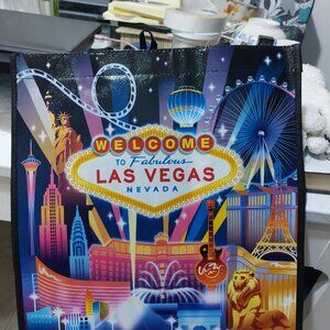 NEW WELCOME TO FABULOUS LAS VEGAS NEVADA TOTE BAG PRETTY PRACTICAL